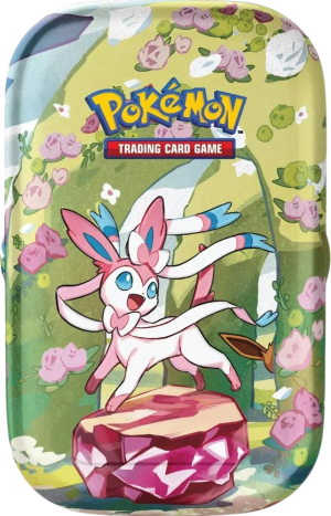 Prismatic Evolutions Mini Tin